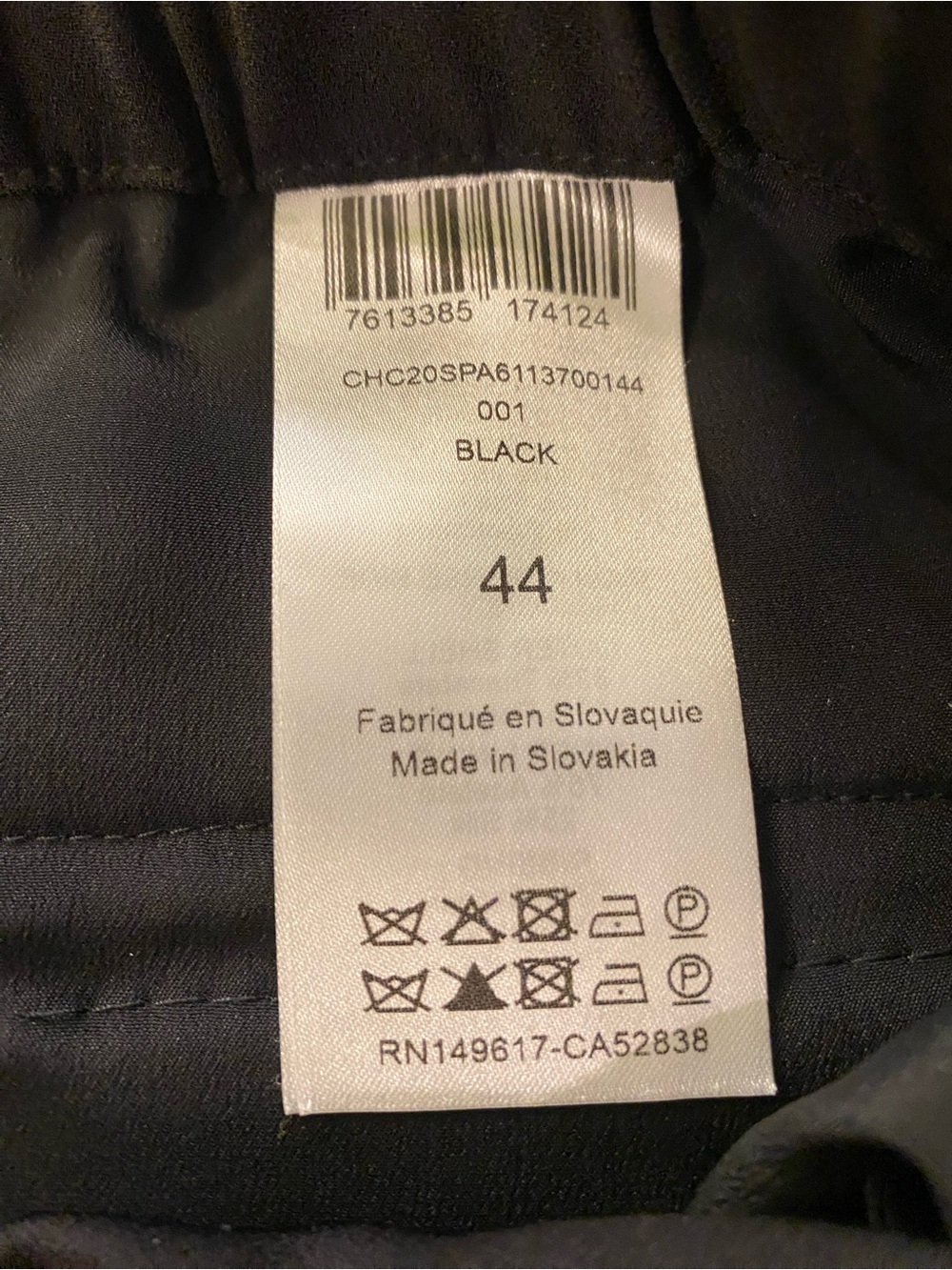 New Chloe Crepe Track Pants - Black FR SZ 44/ US SZ 12. - Picture 6 of 7